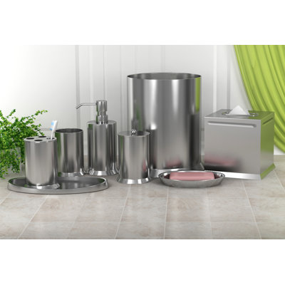 Wrought Studio North Andover Stainless Steel 8 Piece Bathroom Accessory Set Wrought Studio From Wayfair North America Daily Mail