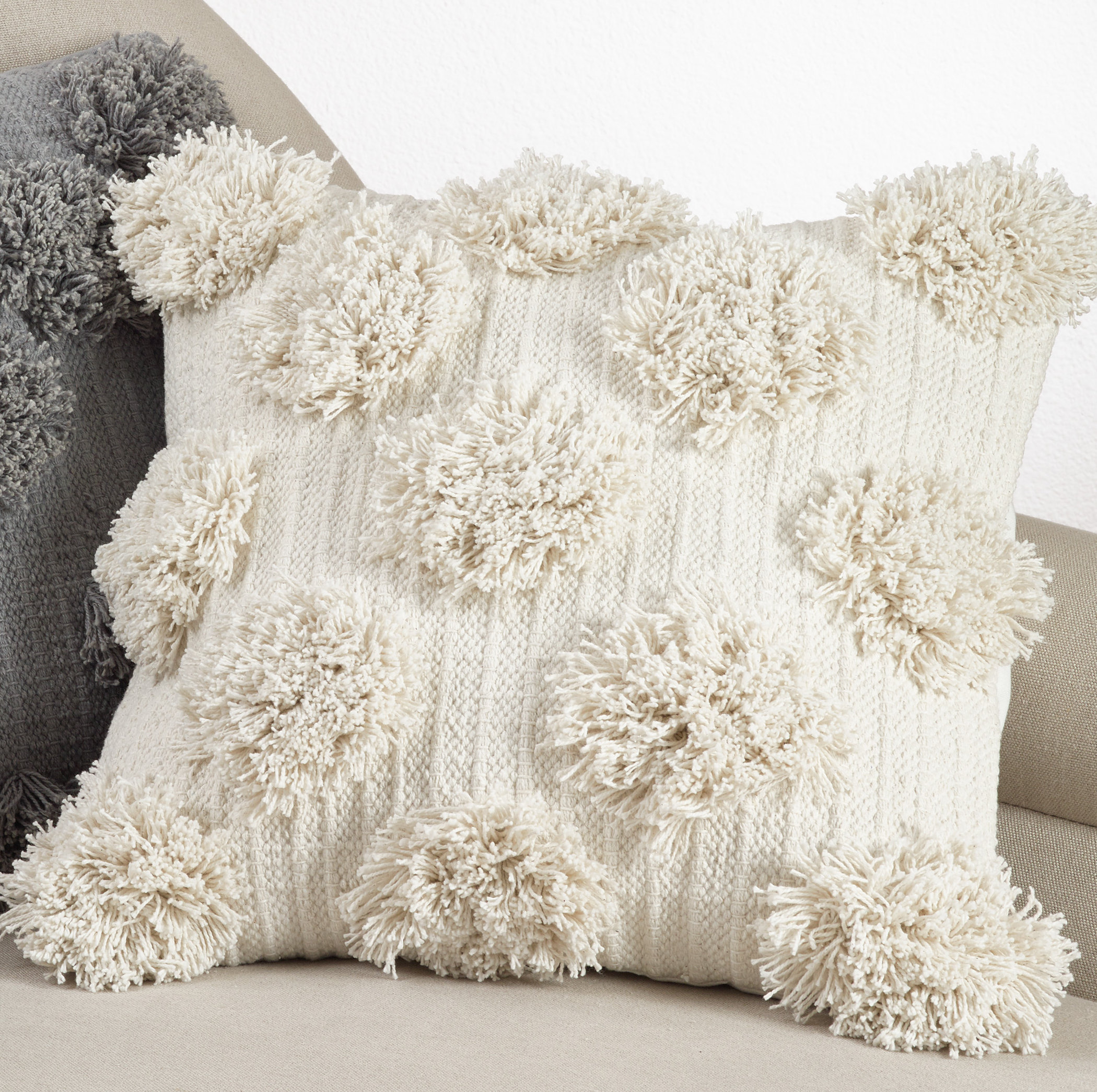 Rosdorf Park Brannon Down Filled Cotton Throw Pillow Wayfair