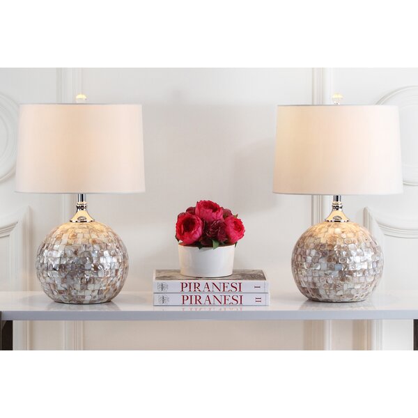 Nikki Shell 21.5 Table Lamp (Set of 2) by Safavieh