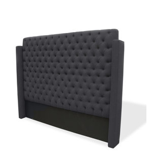 Franck Upholstered Wingback Headboard by South Cone Home
