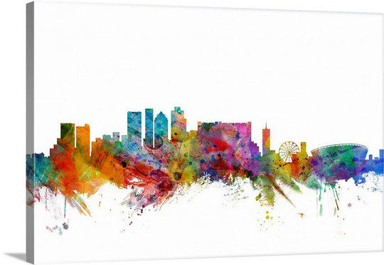 Great Big Canvas 'Cape Town, South Africa Skyline' by ...