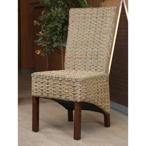 Tontouta Upholstered Side Chair In Mahogany (Set Of 2) By World Menagerie