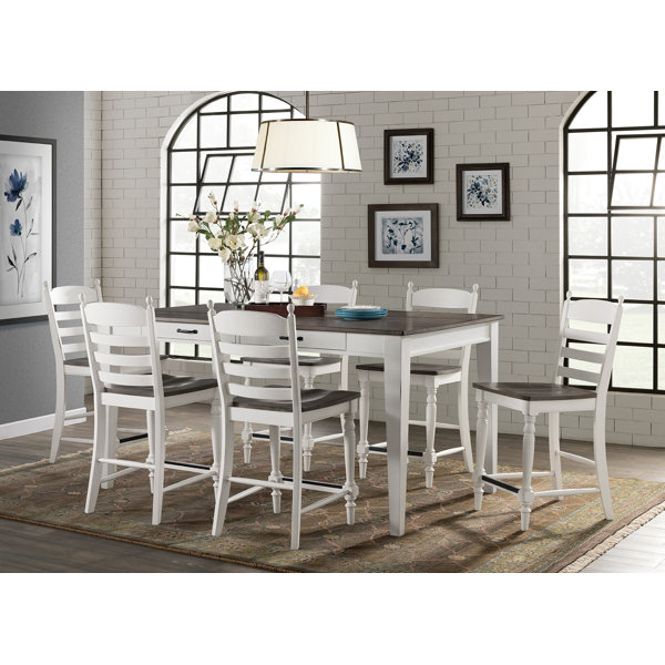 Belgium 7 Piece Pub Table Set by August Grove August Grove