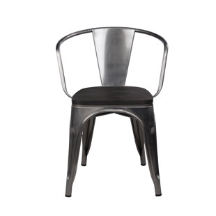 metal dining chairs rustic anni metal dining chair armed kitchen chairs youll love wayfair metal dining chairs rustic anni metal dining chair armed kitchen chairs youll love wayfair
