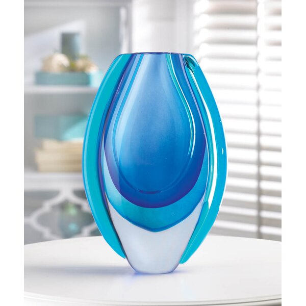 Modern Art Glass Vase by Zipcode Design