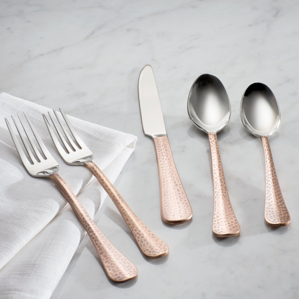 Best Design Wisteria 20 Piece Flatware Set, Service For 4 By Mint Pantry Today Sale Only