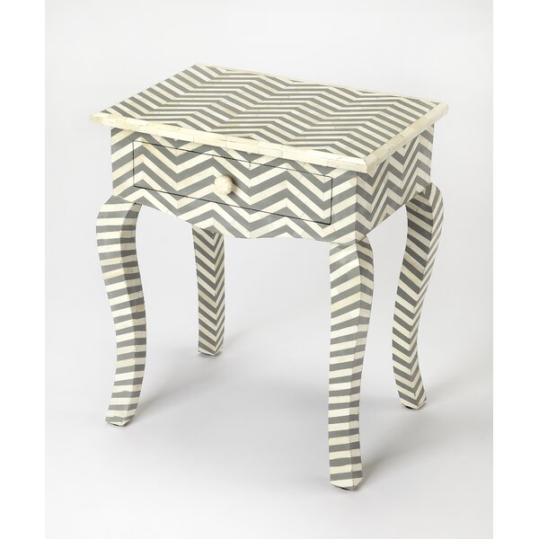 Eliot End Table With Storage By Bungalow Rose