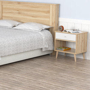 Saunders 1 Drawer Nightstand by Ebern ..