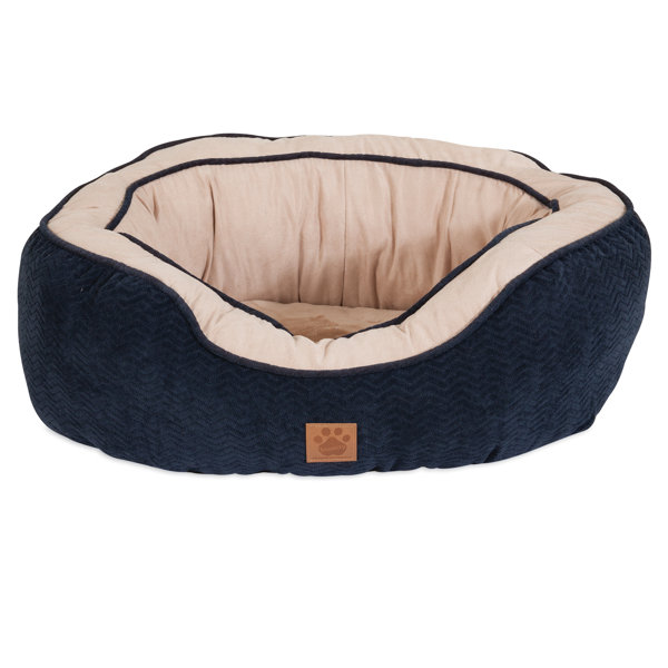Corvus Chevron Gusset Daydreamer Bolster Dog Bed by Tucker Murphy Pet