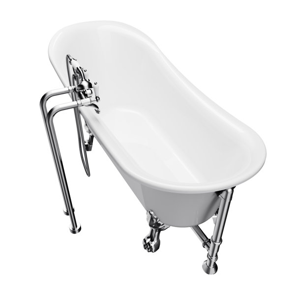 Dorya 69 x 30 Freestanding Soaking Bathtub by A&E Bath and Shower