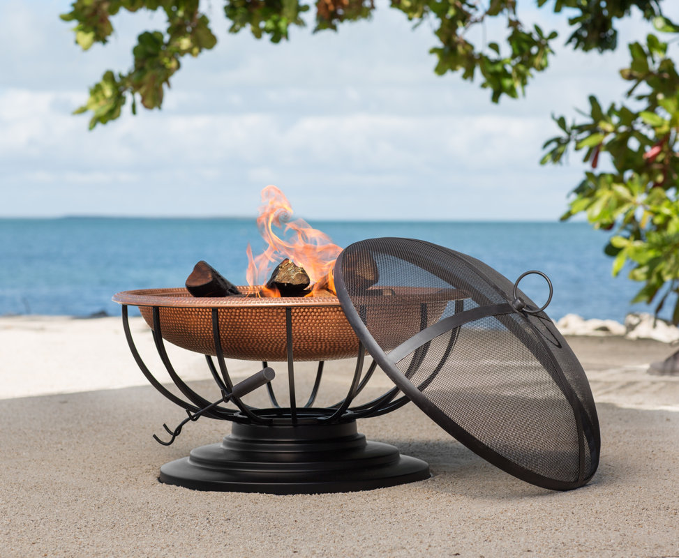 Plow & Hearth Copper Wood Burning Fire Pit & Reviews Wayfair