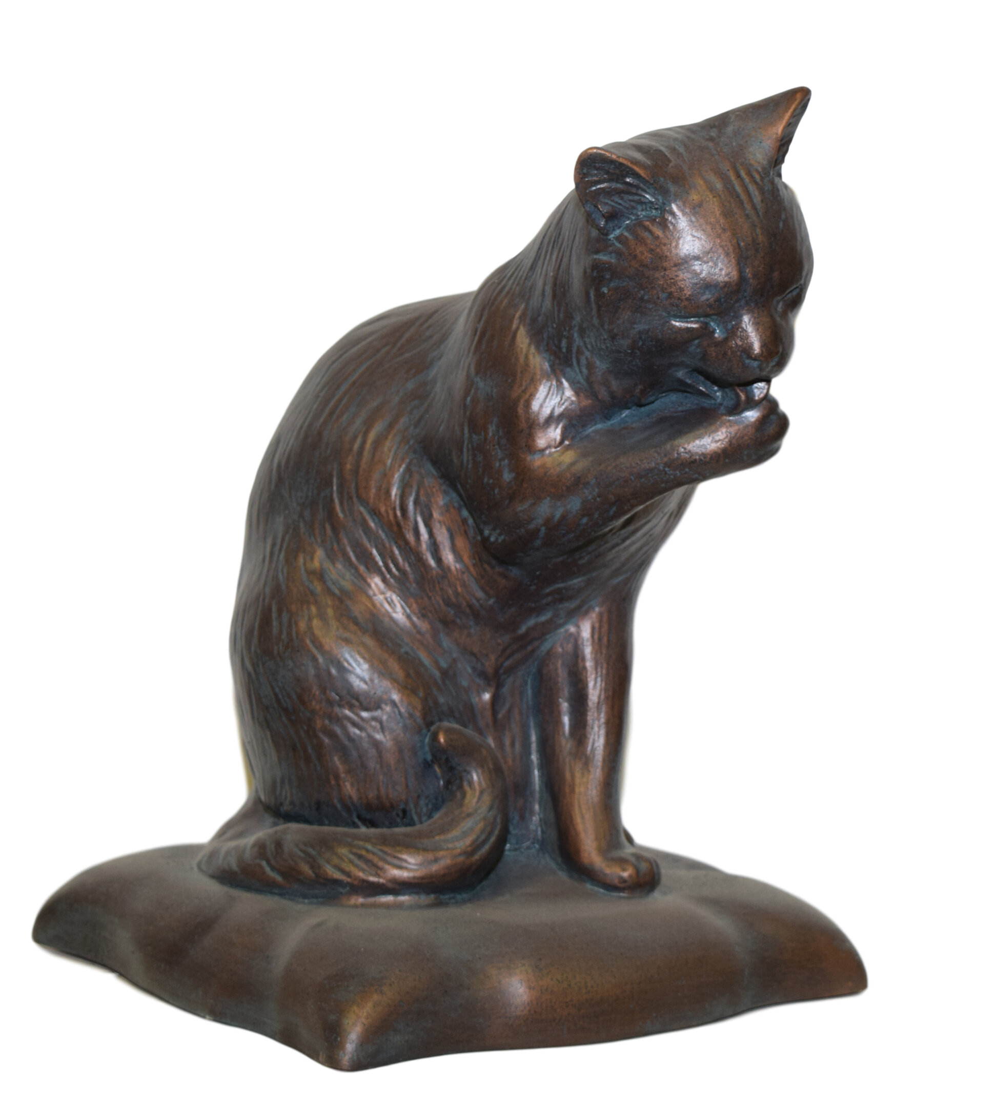 cat garden statues