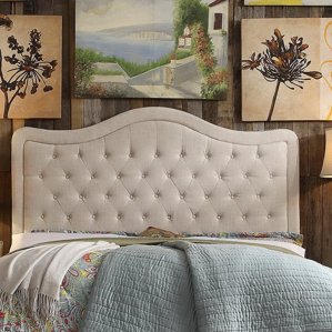 Turin Tufted Upholstered Panel Headboard by Darby Home Co
