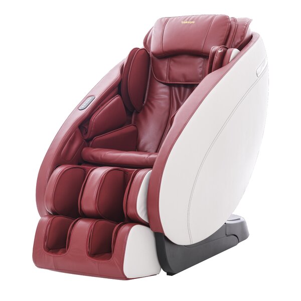 Reclining Adjustable Width Heated Full Body Massage Chair By TOKUYO