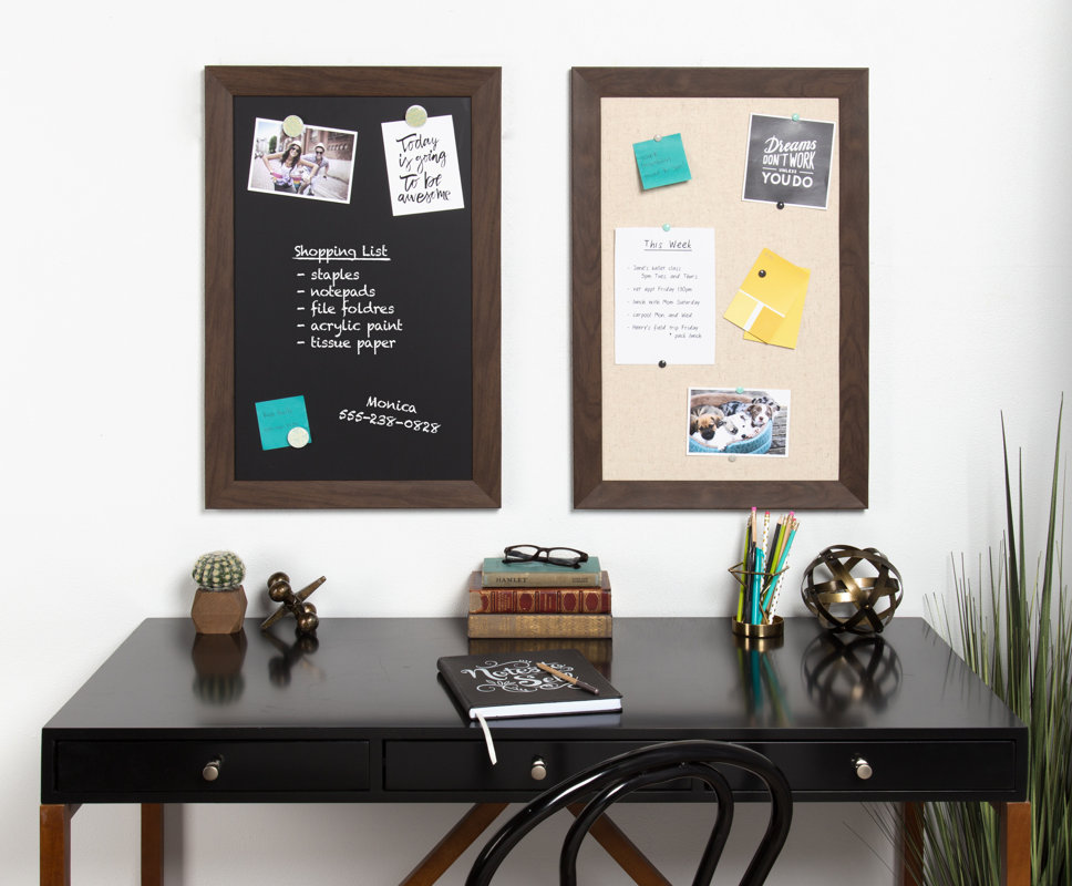 Union Rustic Framed Wall Mounted Bulletin Board & Reviews Wayfair