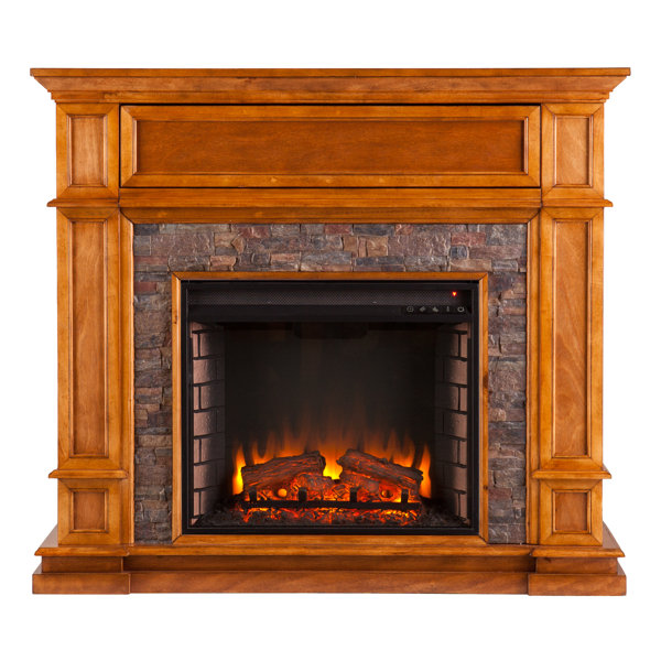 Valholl Electric Fireplace by Alcott Hill