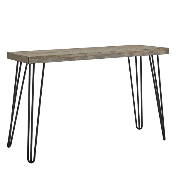 Lampley Wood And Metal Entryway Console Table By Wrought Studio