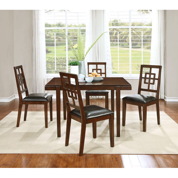 #2 Cherry 5 Piece Dining Set By BestMasterFurniture Comparison