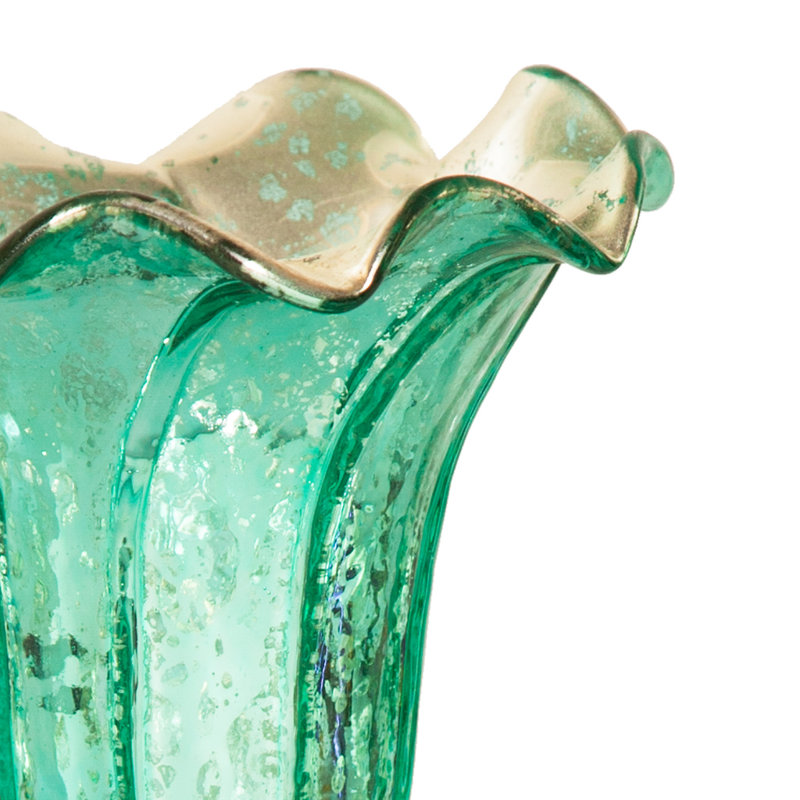 River of Goods Hand Blown Mercury Glass Replacement Lily Shade