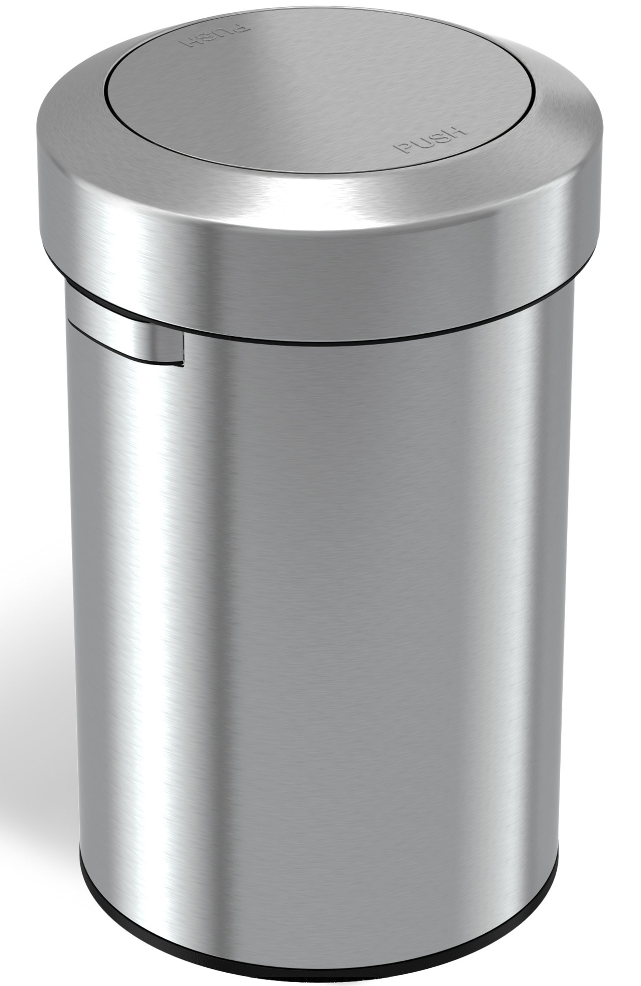 Itouchless An 17 Gallon Swing Top Trash Can Stainless Steel Itouchless An 17 Gallon Swing Top