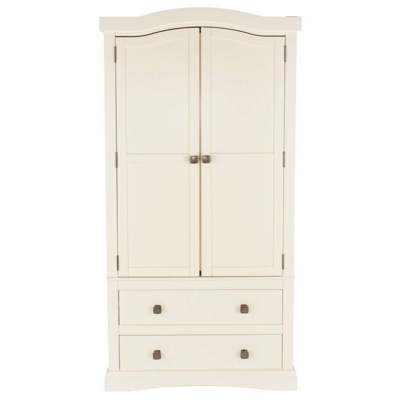 Home & Haus Woolton 2 Door Wardrobe & Reviews | Wayfair.co.uk