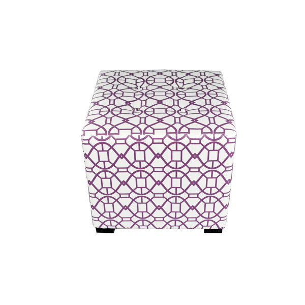 Seguis Tufted Cube Ottoman By Red Barrel Studio Bargain