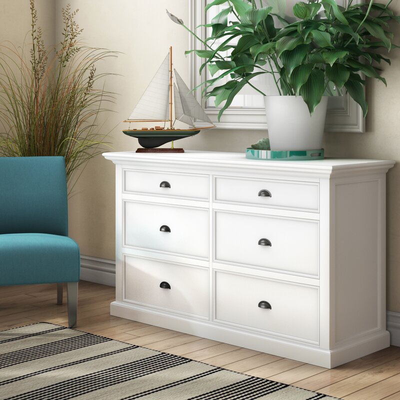 Beachcrest Home Amityville 6 Drawer Double Dresser Reviews Wayfair