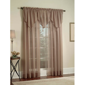Berardi Snow Voile Ascot Semi-Sheer 40