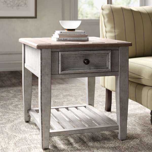 Marion End Table With Storage By Kelly Clarkson Home