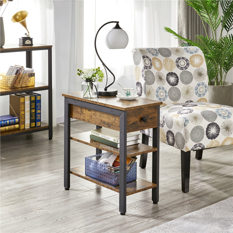 Laurine 1 - Drawer Nightstand in Rustic Brown