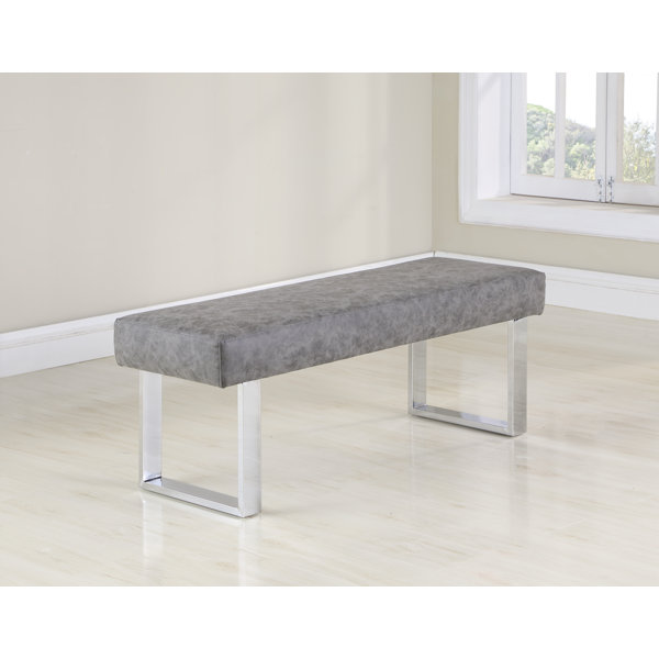 Cassian Faux Leather Bench By Orren Ellis Modern