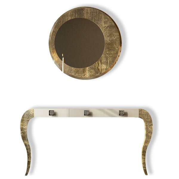 Fernwood Console Table And Mirror Set By Rosdorf Park