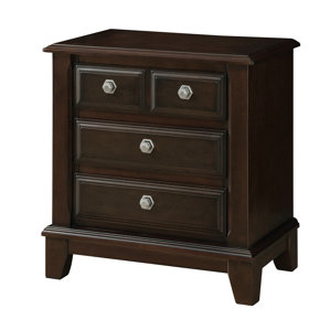 Litchville 4 Drawer Nightstand by A&J Homes Studio