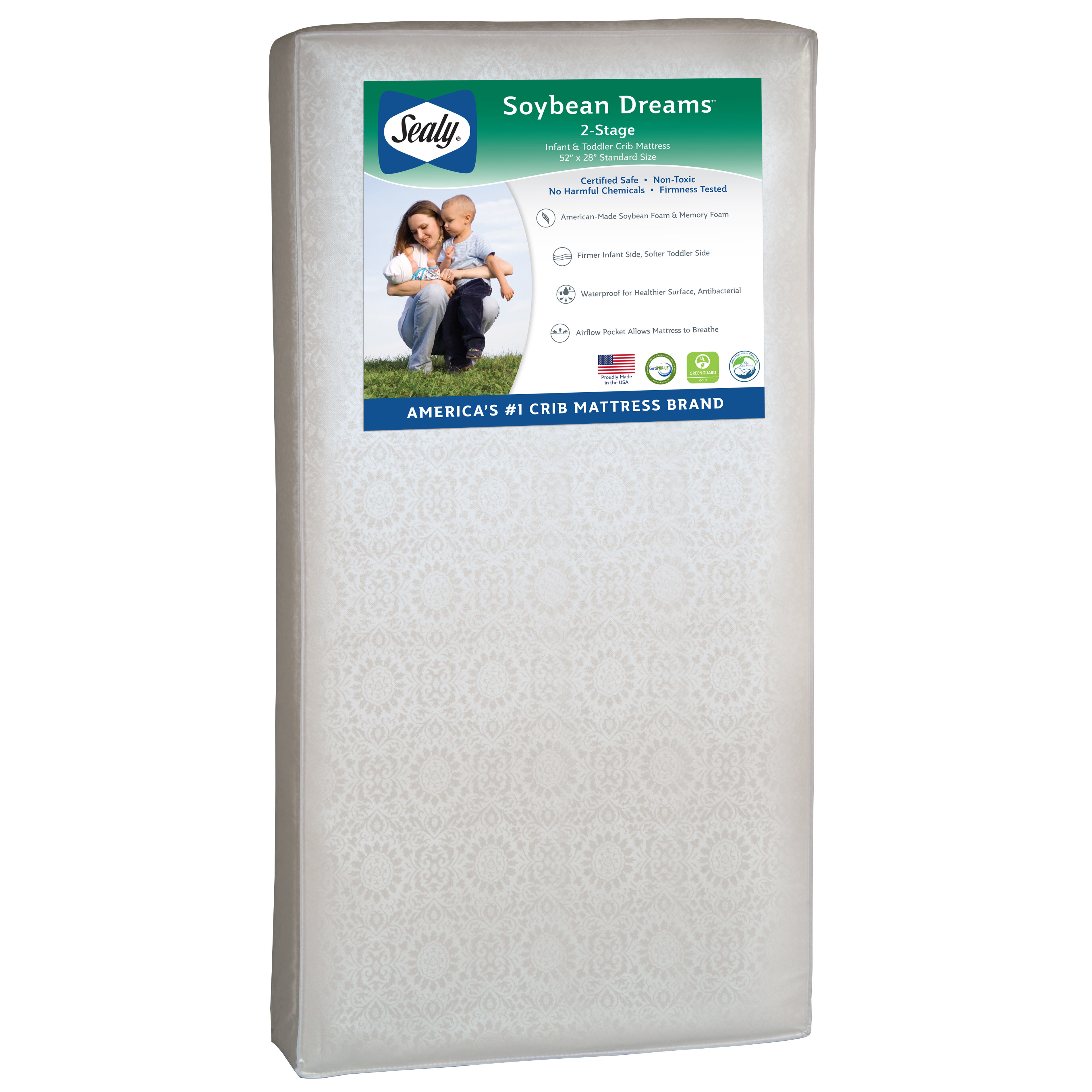 sealy naturally soft crib mattress