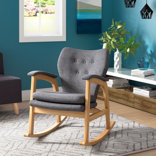 Saulsberry Fabric Rocking Chair By Brayden Studio