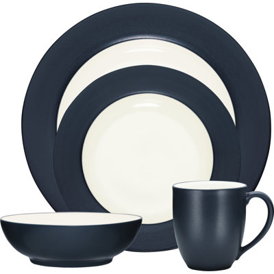 Noritake Colorwave Rim 4 Piece Place Setting, Service for 1 ... Noritake Colorwave Rim 4 Piece Place Setting, Service for 1 ...