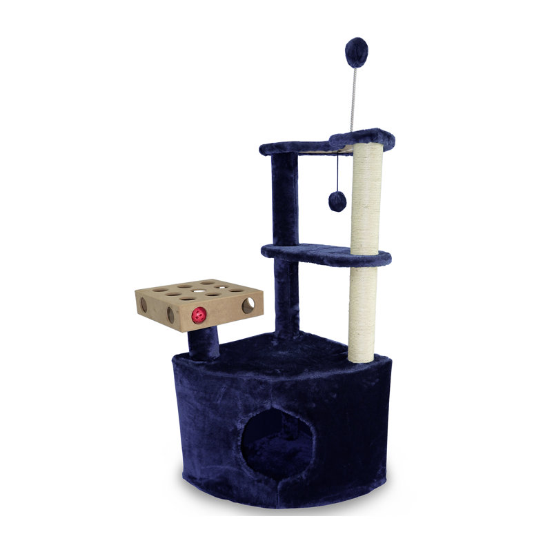 Furhaven Tiger Tough Home Base Playground Cat Tree Wayfair