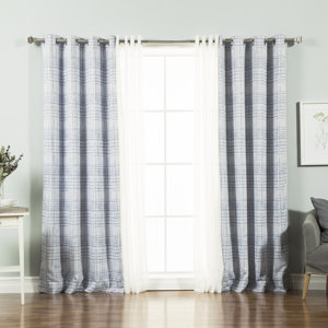 Southmont Plaid & Check Blackout Thermal Grommet Panel Pair (Set of 2)