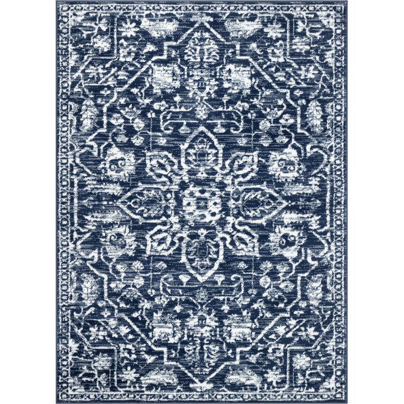 Dazzle Disa Medallion Dark Blue Area Rug Reviews Joss Main Dazzle Disa Medallion Dark Blue Area