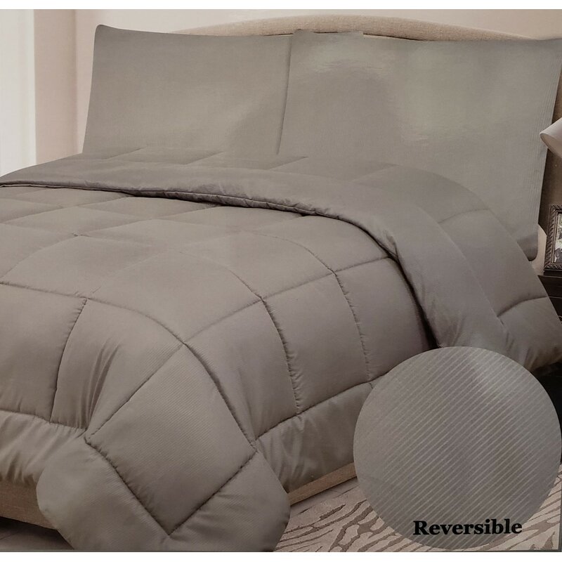 Alwyn Home Pin All Season Down Alternative Comforter Wayfair