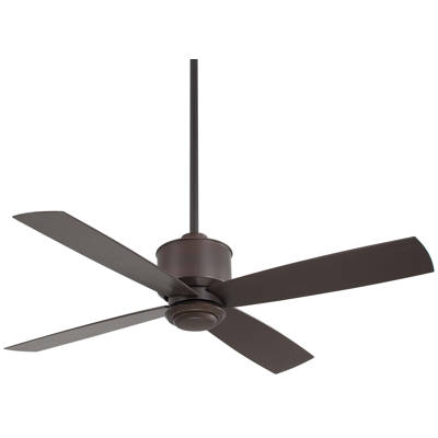 Minka Aire 52 Strata 4 Blade Outdoor Standard Ceiling Fan With Remote Control And Light Kit Included Reviews Wayfair