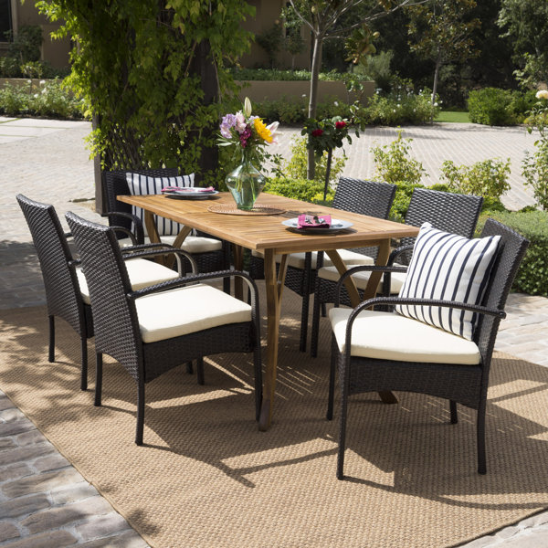 Modern Traxler 7 Piece Dining Set By Latitude Run Spacial Price