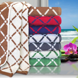 Luxurious Diamonds 6 Piece Towel Set