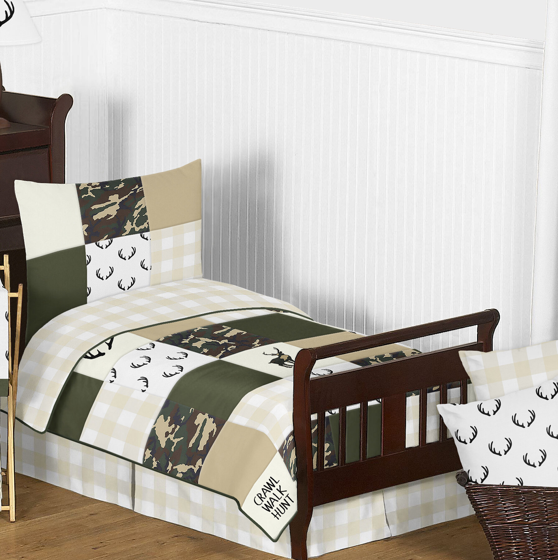 Sweet Jojo Designs Woodland Camo 5 Piece Toddler Bedding Set Wayfair