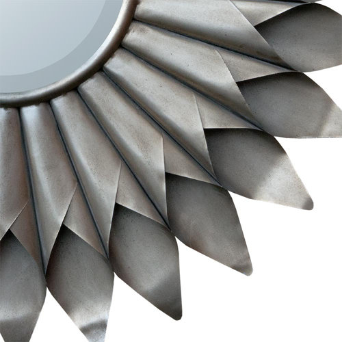 Sunburst Metal Frame Accent Mirror Homestead Living