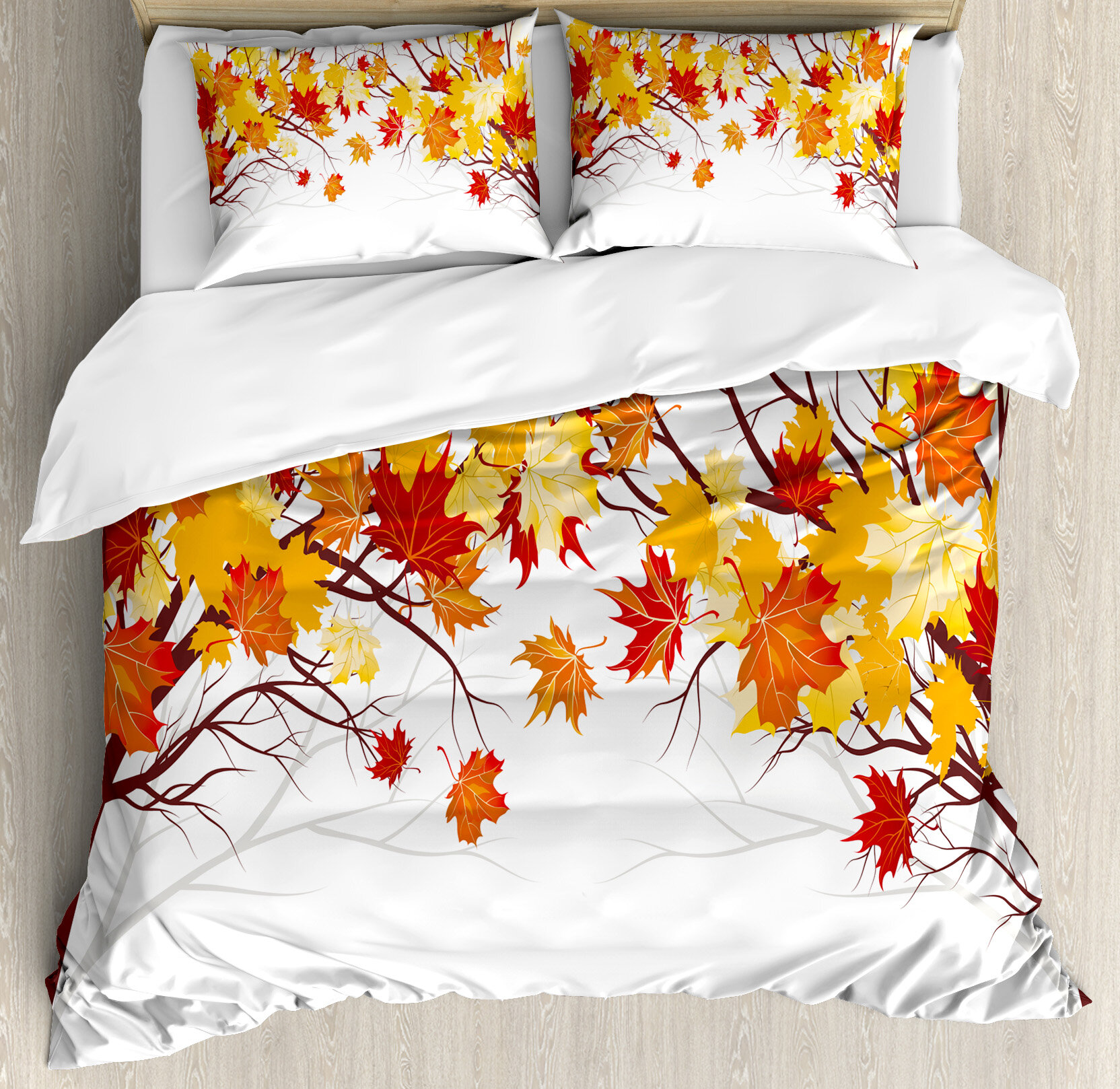 East Urban Home Fall Image Of Canadian Maple Leaves In With Soft