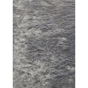 Faux Fur Gray Silver Area Rugs You Ll Love Wayfair Terrene Faux Fur Gray Area Rug