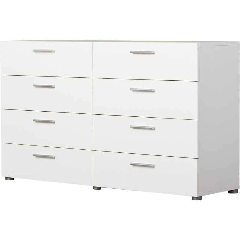 Wade Logan Hatboro 8 Drawer Double Dresser & Reviews Wayfair