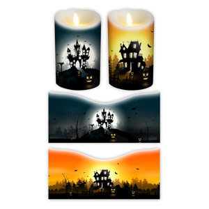 Halloween Votive Candle Wrap (Set of 2)