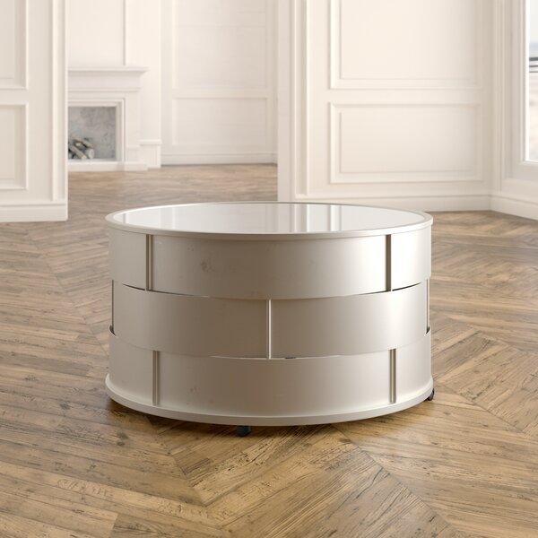 Cliburn Drum Coffee Table By House Of Hampton